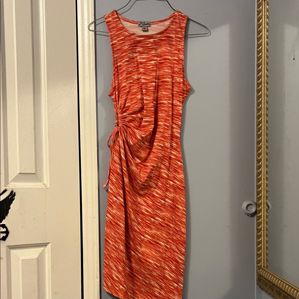 Orange Sleeveless Dress